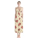 Design Love Heart Seamless Pattern Button Up Chiffon Maxi Dress View1