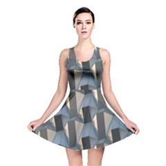 Pattern Texture Form Background Reversible Skater Dress by Nexatart