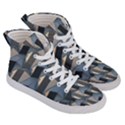 Pattern Texture Form Background Women s Hi-Top Skate Sneakers View3