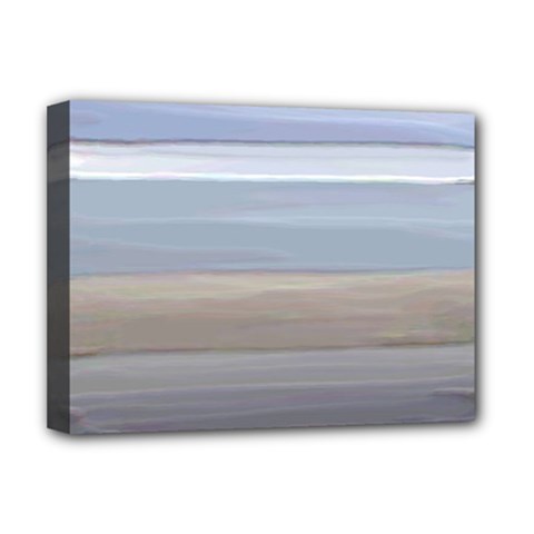 Pompey Beach Deluxe Canvas 16  X 12  