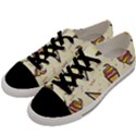 Pattern Sweet Seamless Background Men s Low Top Canvas Sneakers View2