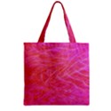 Pink Background Abstract Texture Zipper Grocery Tote Bag View1