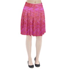 Pink Background Abstract Texture Pleated Skirt by Nexatart