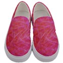 Pink Background Abstract Texture Men s Canvas Slip Ons View1