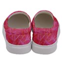 Pink Background Abstract Texture Men s Canvas Slip Ons View4