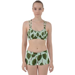 Design Pattern Background Green Women s Sports Set by Nexatart