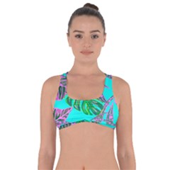 Painting Oil Leaves Nature Reason Got No Strings Sports Bra by Nexatart