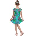 Painting Oil Leaves Nature Reason Kids Cap Sleeve Dress View2