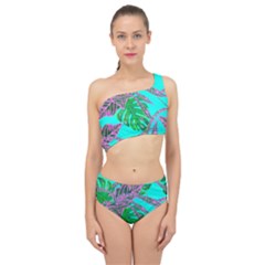 Painting Oil Leaves Nature Reason Spliced Up Two Piece Swimsuit by Nexatart