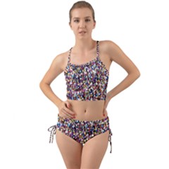 Pattern Abstract Decoration Art Mini Tank Bikini Set