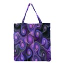 Abstract Pattern Fractal Wallpaper Grocery Tote Bag View2