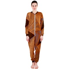 Steel Corten Steel Brown Steel Onepiece Jumpsuit (ladies)  by Nexatart