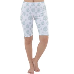 Pastel Floral Motif Pattern Cropped Leggings  by dflcprints