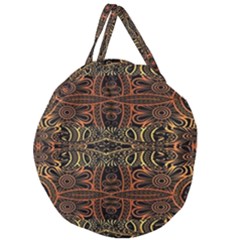 Gorgeous Aztec Design By Kiekie Strickland Giant Round Zipper Tote by flipstylezfashionsLLC