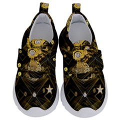 Decorative Icons Original Gold And Diamonds Creative Design By Kiekie Strickland Velcro Strap Shoes by flipstylezfashionsLLC