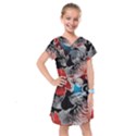 Beautiful Hibiscus Flower Design  Kids  Drop Waist Dress View1