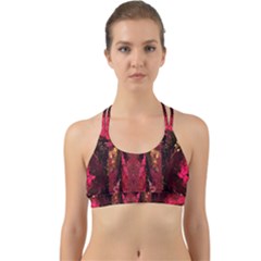 Gorgeous Burgundy Native Watercolors By Kiekie Strickland Back Web Sports Bra by flipstylezfashionsLLC