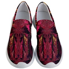 Gorgeous Burgundy Native Watercolors By Kiekie Strickland Women s Lightweight Slip Ons by flipstylezfashionsLLC