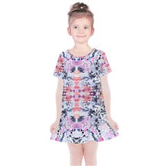 Elegant Japanese Inspired Floral Pattern  Kids  Simple Cotton Dress by flipstylezfashionsLLC