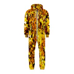 Birch Tree Yellow Leaves Hooded Jumpsuit (kids) by FunnyCow