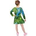 Forest   Strain Towards The Light Kids  Long Sleeve Velvet Dress View2