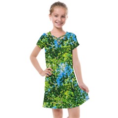 Forest   Strain Towards The Light Kids  Cross Web Dress by FunnyCow