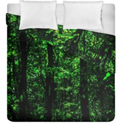 Emerald Forest Duvet Cover Double Side (king Size) by FunnyCow