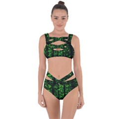 Emerald Forest Bandaged Up Bikini Set  by FunnyCow