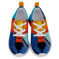 Orange Light Running Shoes by FunnyCow