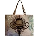 Awesome Creepy Skull With  Wings Zipper Mini Tote Bag View2