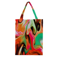 Catch The Waves Smoky Red Orange Haze  Classic Tote Bag by flipstylezfashionsLLC