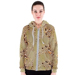 Pattern Abstract Art Women s Zipper Hoodie by Nexatart