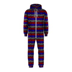 French Revolution Typographic Pattern Design 2 Hooded Jumpsuit (kids) by dflcprints