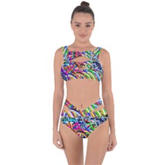 Colorful Bicycles In A Row Bandaged Up Bikini Set  by FunnyCow