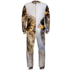 Funny Wet Sparrow Bird Onepiece Jumpsuit (men)  by FunnyCow