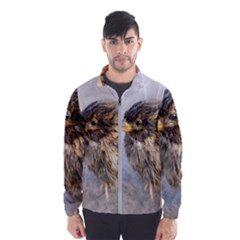 Funny Wet Sparrow Bird Windbreaker (men) by FunnyCow