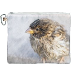 Funny Wet Sparrow Bird Canvas Cosmetic Bag (xxxl) by FunnyCow