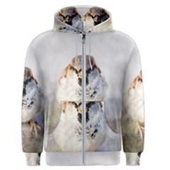 Do Not Mess With Sparrows Men s Zipper Hoodie by FunnyCow