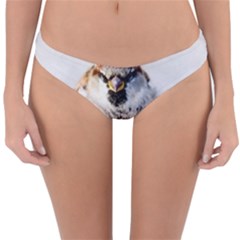 Do Not Mess With Sparrows Reversible Hipster Bikini Bottoms by FunnyCow