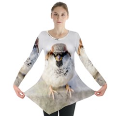 Do Not Mess With Sparrows Long Sleeve Tunic  by FunnyCow