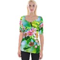 Crab Apple Flowers Wide Neckline Tee View1