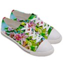 Crab Apple Flowers Women s Low Top Canvas Sneakers View3
