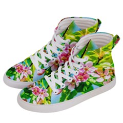 Crab Apple Flowers Women s Hi-top Skate Sneakers by FunnyCow