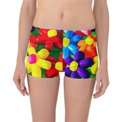 Toy Balloon Flowers Reversible Boyleg Bikini Bottoms by FunnyCow