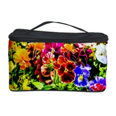 Viola Tricolor Flowers Cosmetic Storage Case by FunnyCow