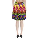 Viola Tricolor Flowers Pleated Skirt View2