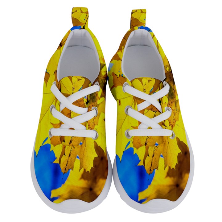 Yellow Maple Leaves Running Shoes