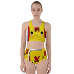 Kawaii Cute Tennants Lager Can Racer Back Bikini Set