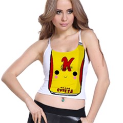 Kawaii Cute Tennants Lager Can Spaghetti Strap Bra Top by CuteKawaii1982