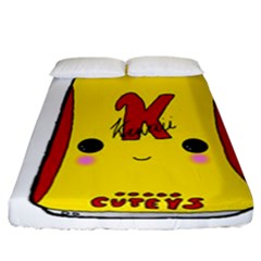 Kawaii Cute Tennants Lager Can Fitted Sheet (california King Size)